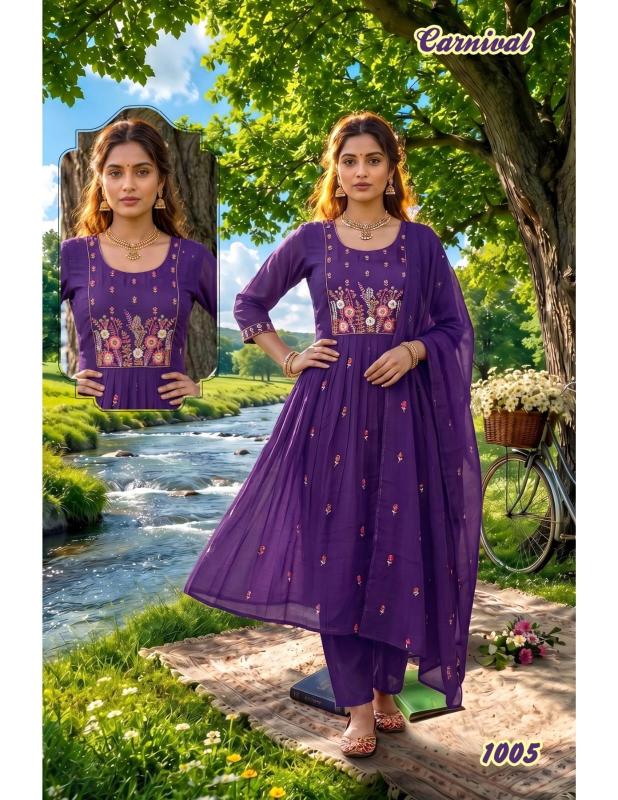 Desi kudi carnival 3pcs wholesale rate kurtis online